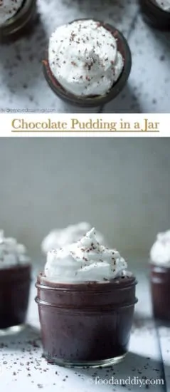 Mini Mason Jar Pudding Snack