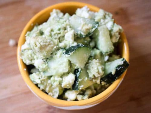 Avocado Cucumber Feta Salad A Perfect Summer Salad