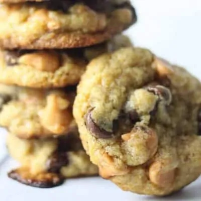 Butterscotch chip and Chocolate chip cookies