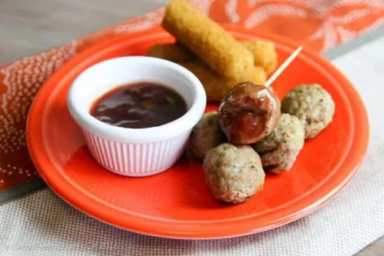 Farm Rich Meatballs with Spicy Jelly Sauce