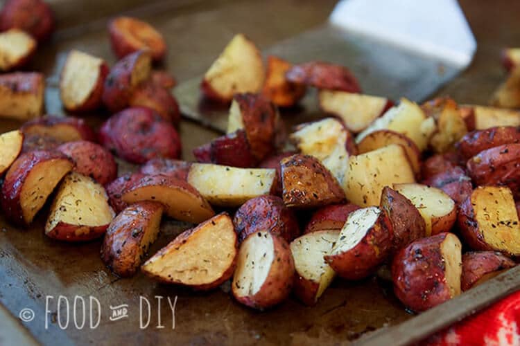 Garlic Dill Roasted Red Potatoes