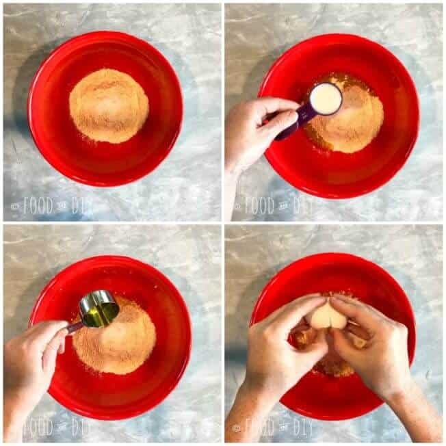 Peach & Mango Muffins. Made with Silk® Peach & Mango Dairy-Free Yogurt Alternative.