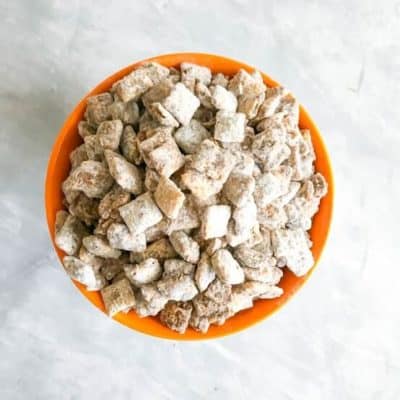 Pumpkin Spice Puppy Chow. Add some delicious fall flavor to a favorite snack for harvest parties! Kids and adults alike will LOVE IT.