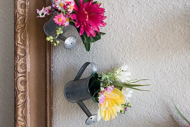 Mini Watering Can Flower DIY Decor Idea