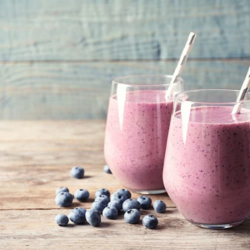 Blueberry smoothie recipe