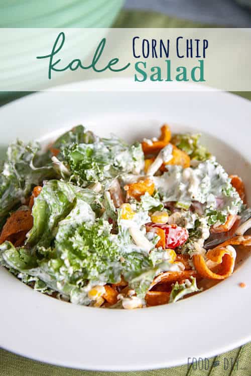 Kale Corn Chip Summer Salad