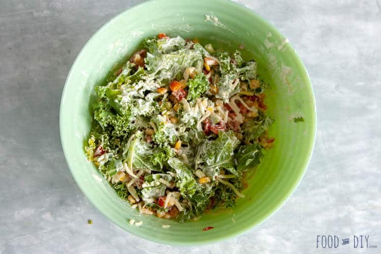 Kale Corn Chip Summer Salad