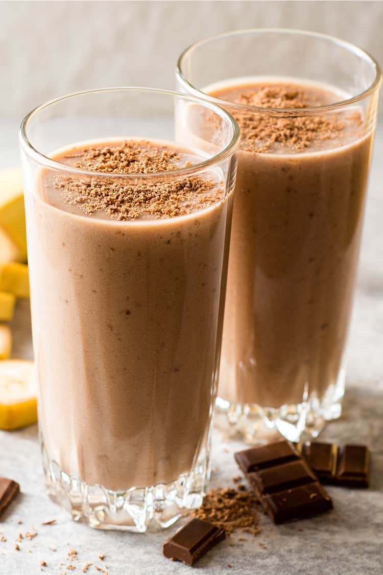 Chocolate, Peanut Butter, Banana Smoothie