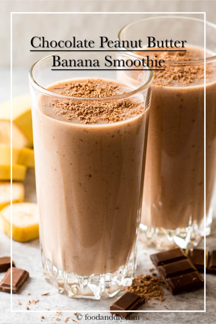Chocolate, Peanut Butter, Banana Smoothie