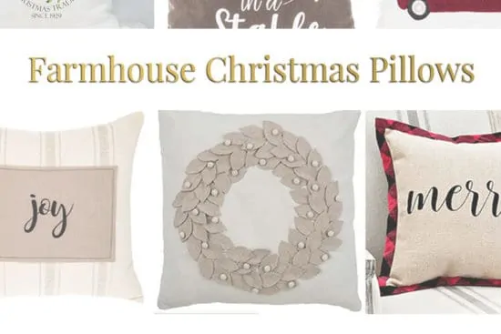 Farmhouse Christmas Pillow
