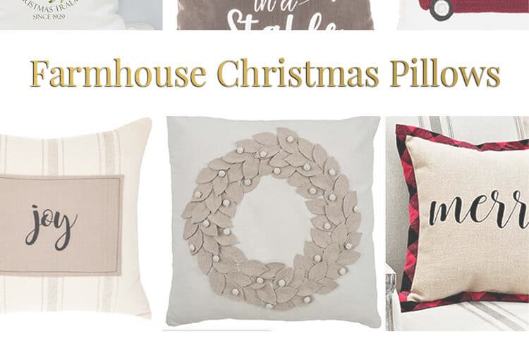 Farmhouse Christmas Pillows