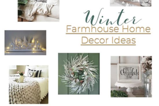 Winter Farmhouse Home Decor Ideas