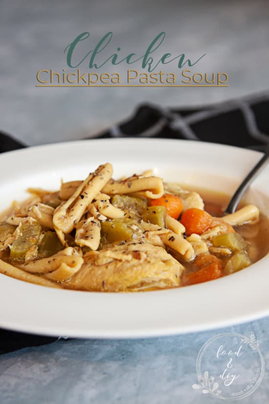 Chicken Chickpea Pasta Soup
