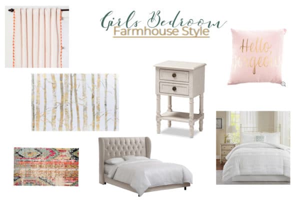 Girls Bedroom - Farmhouse Style