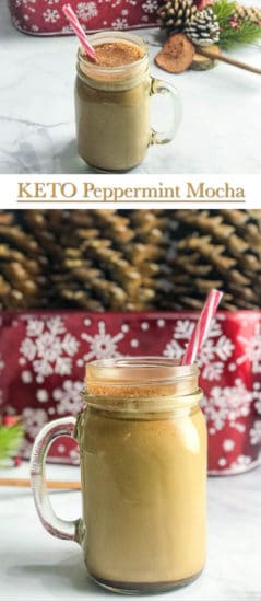 Keto Peppermint Mocha Coffee