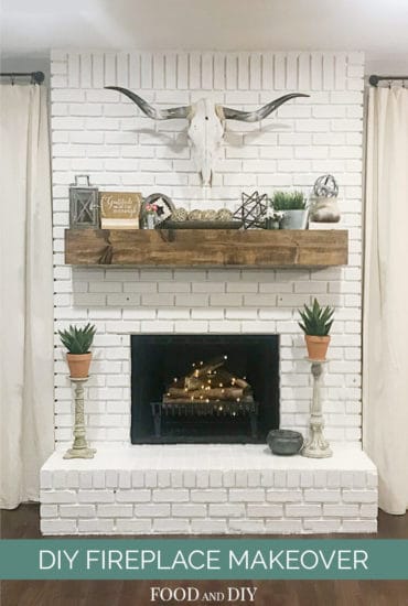 DIY Fireplace Makeover