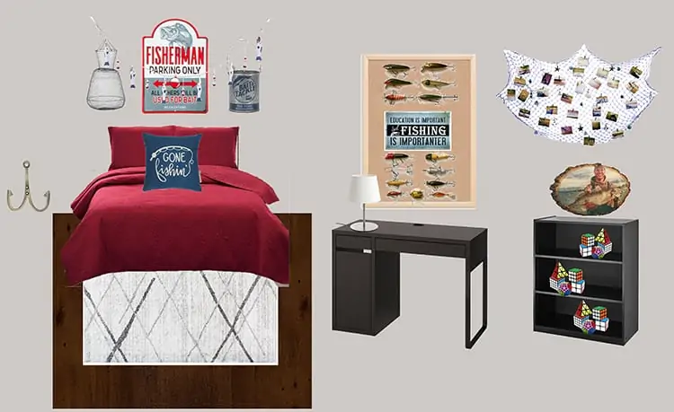 fixer upper farmhouse teen boy mood board