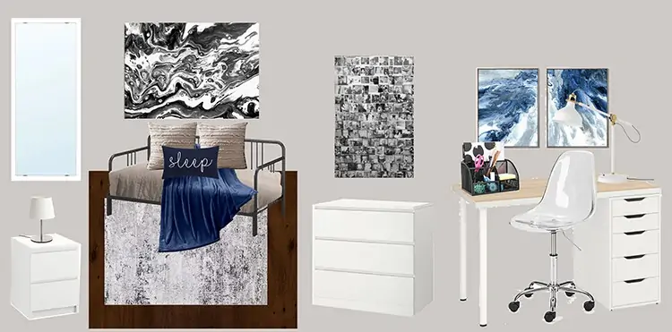 fixer upper farmhouse teen girl mood board